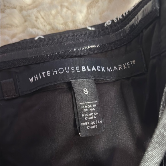 Floral Black and White Strapless Top - Picture 3 of 6